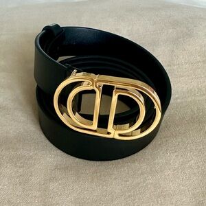 Brand new Dior belt black & gold